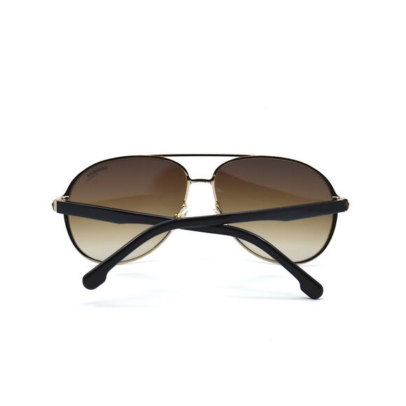 NEW CARRERA 1051/S GOLD/BLACK BROWN AVIATOR AUTHENTIC SUNGLASSES - Picture 8 of 11